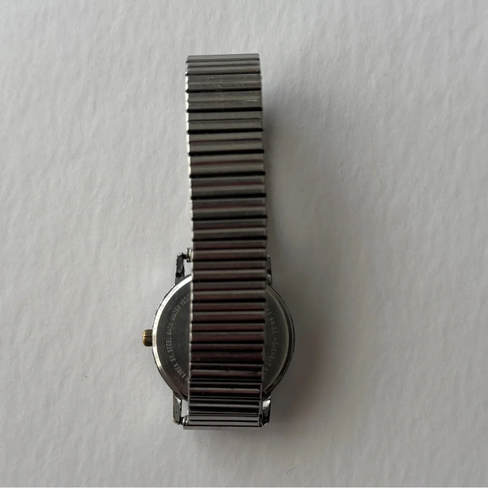 Caravelle by Bulova Quartz M83678 Swiss Mov St. Steel Vintage Parts Repair